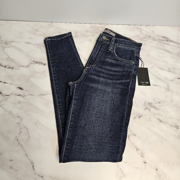 Joe\'s Jeans High Rise Skinny Ankle Dark‎ Blue Jeans 25 NWT